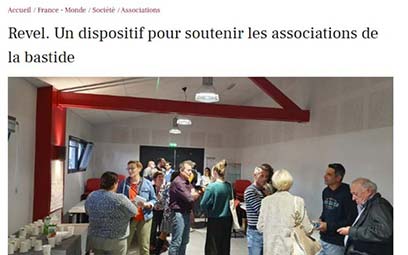 Le 11 octobre à Revel - la presse en parle !